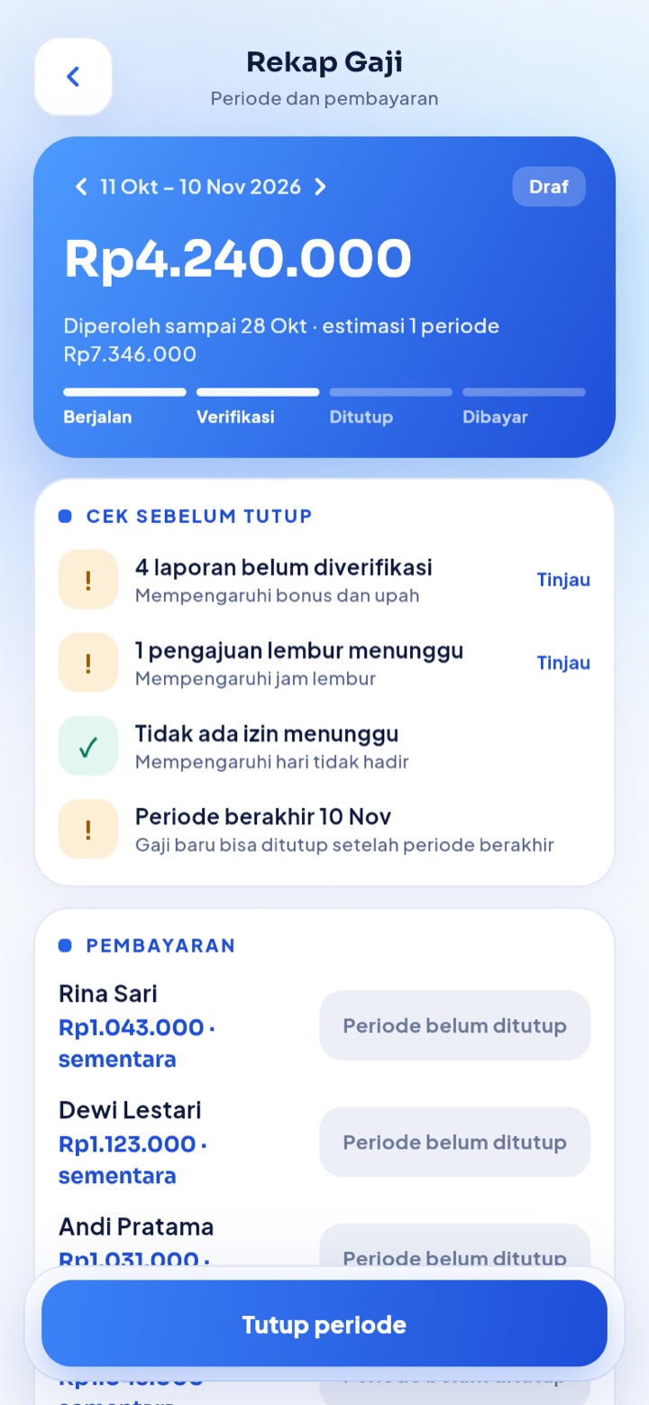 Rekap gaji